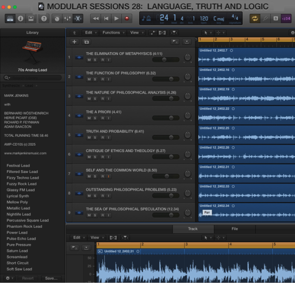 Mark Jenkins - Modular Sessions 28 Language, Truth and Logic